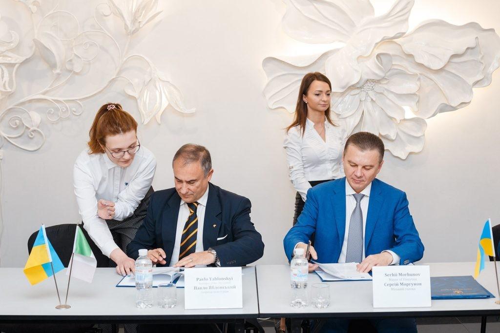 Memoranda of Cooperation with the Chambers of Commerce of Italy and Israel were signed in Vinnytsia